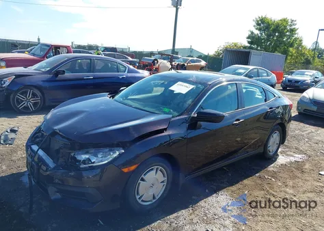 2018 Honda Civic Ex from USA, damaged, VIN 19XFC2F75JE012963